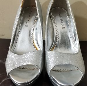 Size 8.5M Rampage spiked heel shoes